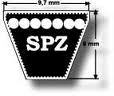 Wedge shaped v belt reference number SPZ 1047 (External length 1060mm)