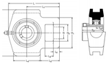 ST70DEC - RHP Take Up Bearing (70mm Shaft Diameter)