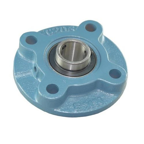 Unbranded self lube FC20/UCFC204 -  20MM 4 Bolt Round Cast Iron Housings unit with Grub Screw