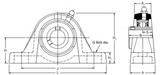 SL7/8DEC RHP Pillow Block (7/8 Inch Shaft Diameter)