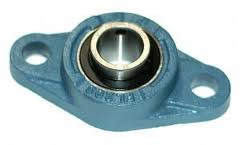 Unbranded self lube SFT UCFL205 two bolt cast Iron flanged housed bearing with grub screw